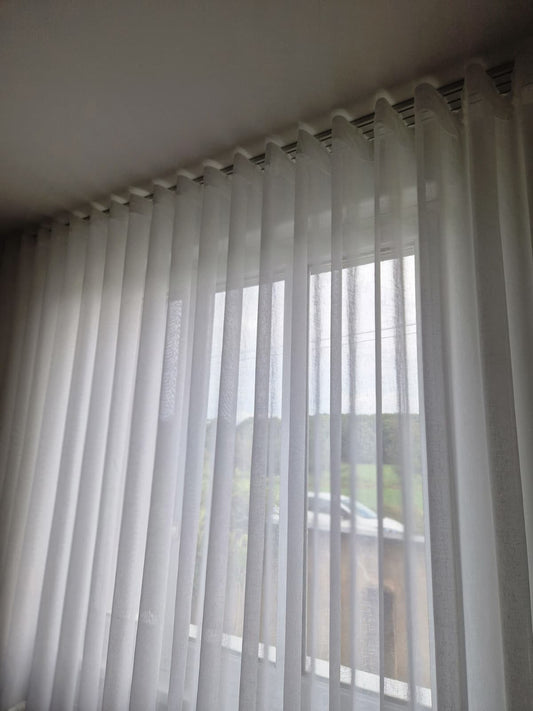 Lüks Tül Perde | Rideaux | Naturel Foldet Keten | Milas Home| 1.Kalite