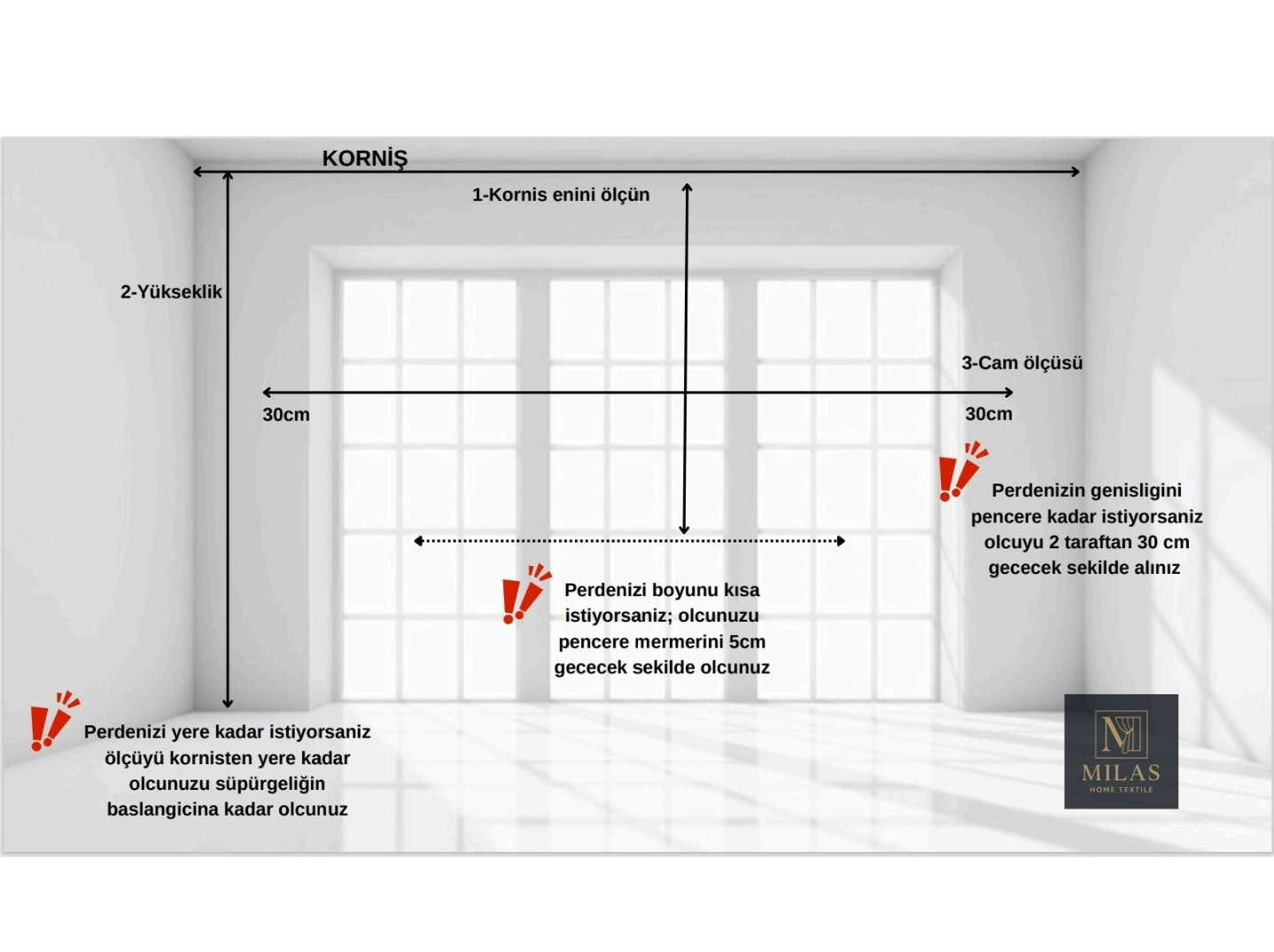 Lüks Tül Perde | Rideaux  | Naturel Foldet Keten | Milas Home| 1.Kalite